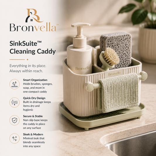 Bronvella™ PureCaddy Luxe Sink Organization System